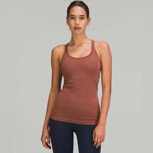 Lululemon Ebb to Street Tank Rustic Clay